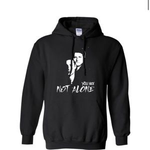 Supernatural You Are Not Alone hoodie.